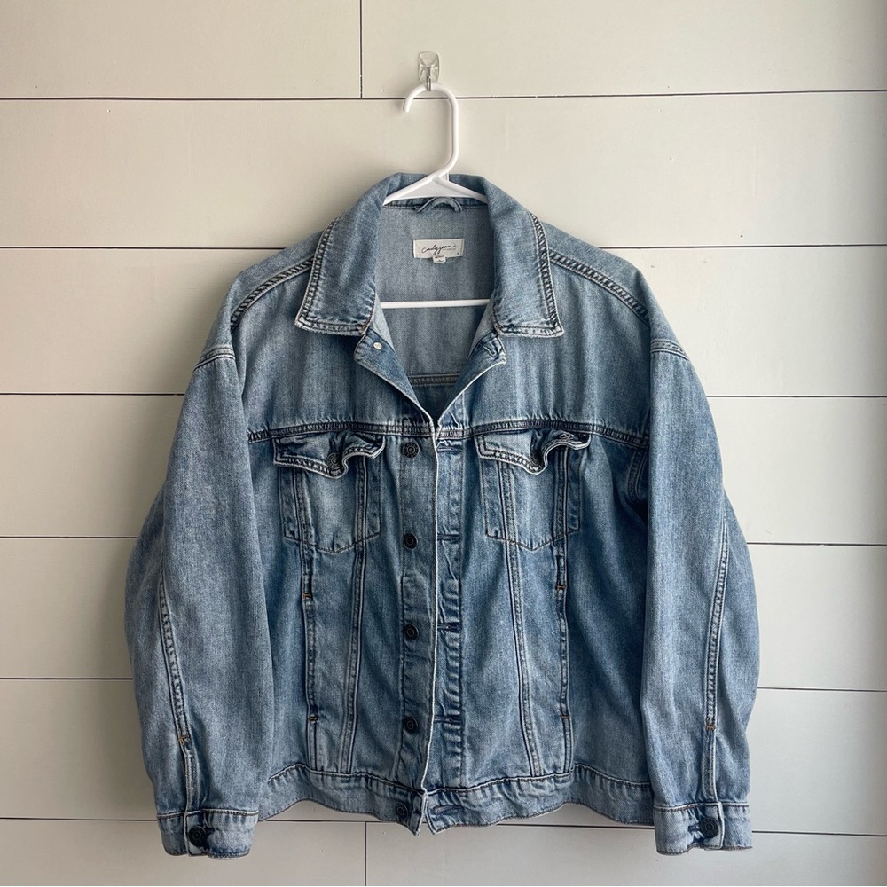 Carly Jean Los Angeles Light Blue Jean Jacket